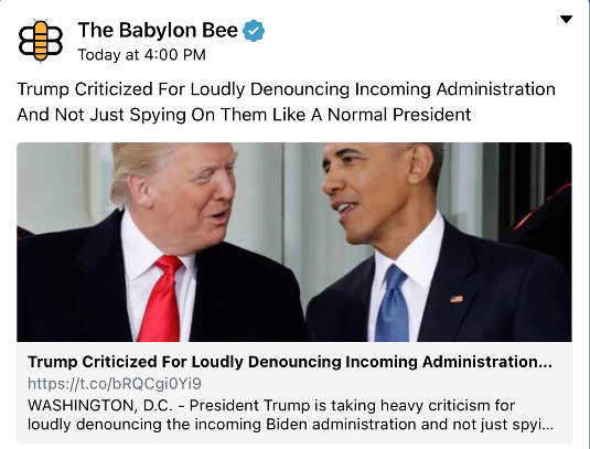 babylon-bee-trump-critized-denouncing-incoming-adminstration-instead-of-spying-obama.jpg